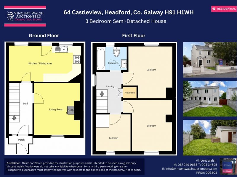 64 Castleview Headford - Floorplan