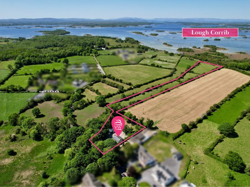 Annaghdown House & Lands - Aerial Mark Up1