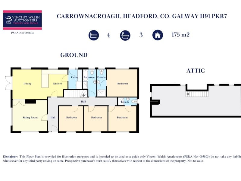 Carrownacroagh, Headford, Co. Galway H91 PKR7 - Floor Plan - Carrownacroagh, Headford